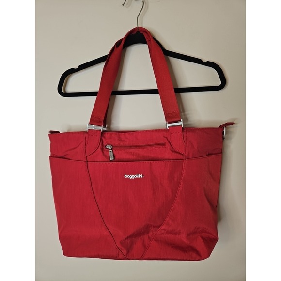 Bagellini Handbags - Bagellini Bag Tote Red Avenue Classic Elevated Basic Organizer Purse Minimalist